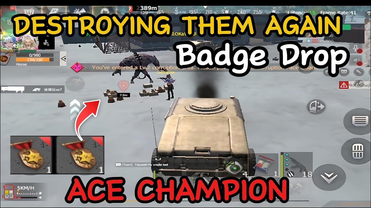 DESTROYING THEM AGAIN| BADGE DROP | ACE CHAMPIONSHIP | #lios 
