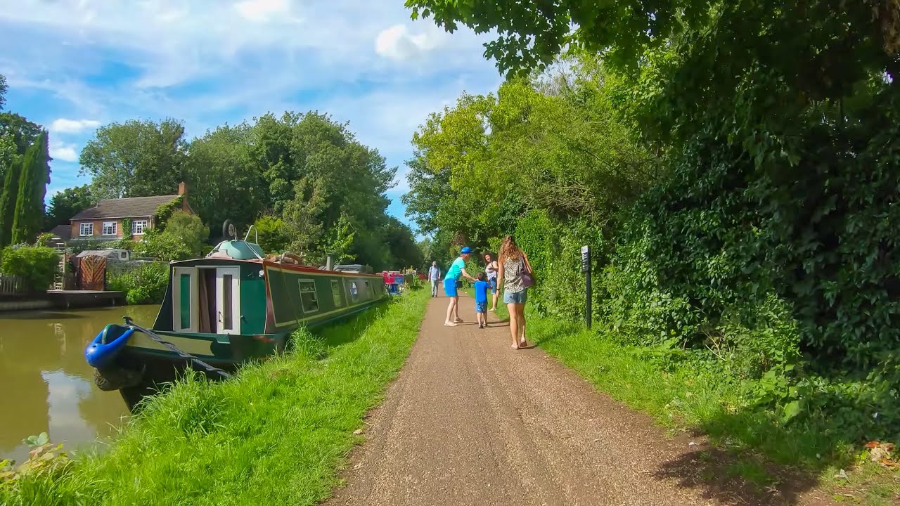 Cycling in Bedfordshire UK: A Summer Ride from Luton (1/2) [4K] Incl. Sewell Cutting
