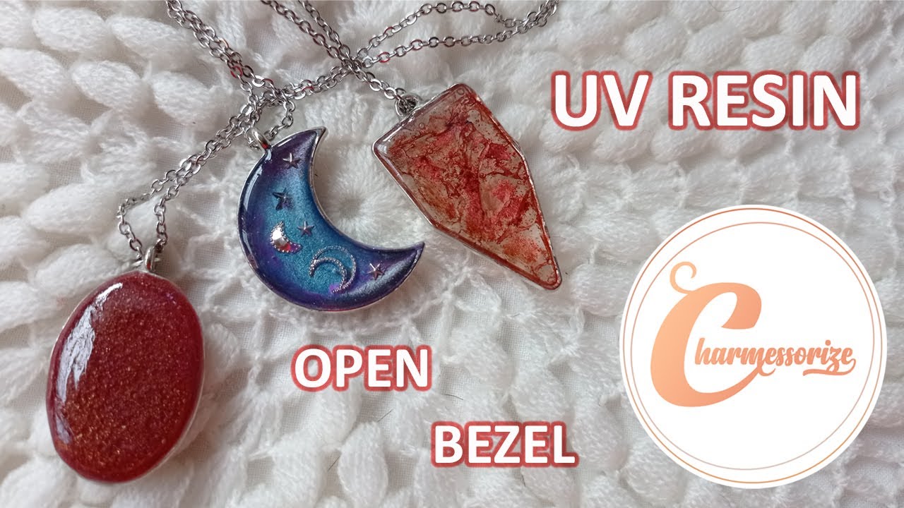 DIY UV Resin Craft And Accessories | Resin Craft with OPEN BEZELS