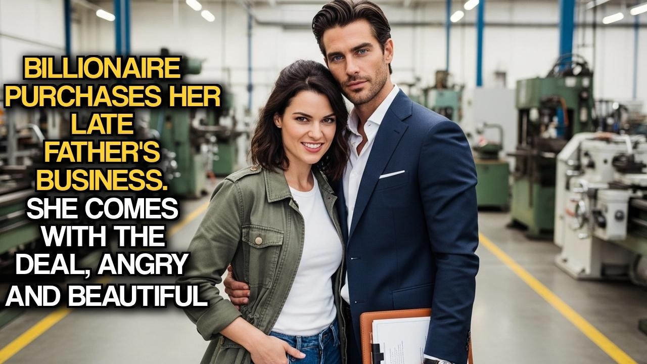 Billionaire Purchases Her Late Father's Business. She Comes with the Deal, Angry and Beautiful