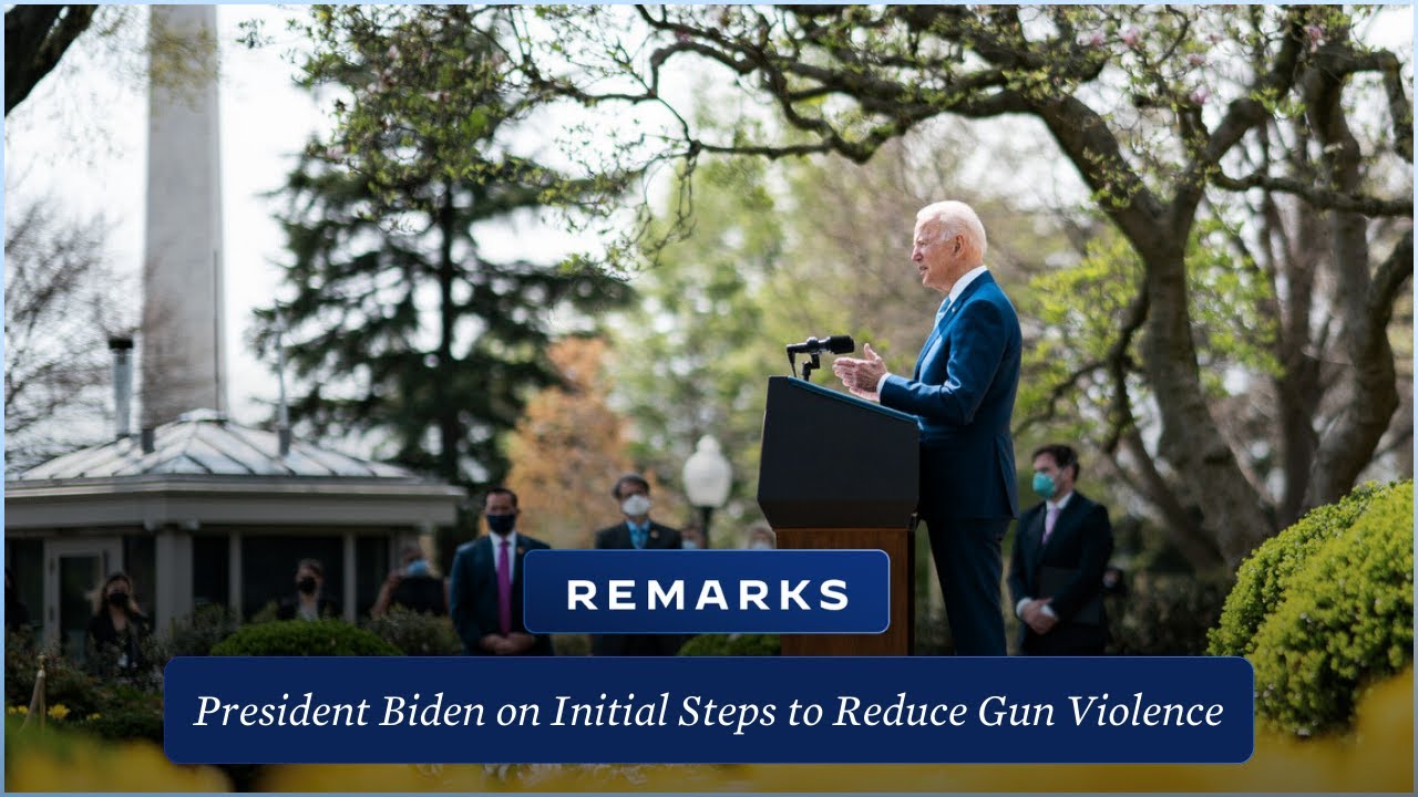 President Biden Announces Initial Steps To Reduce Gun Violence
