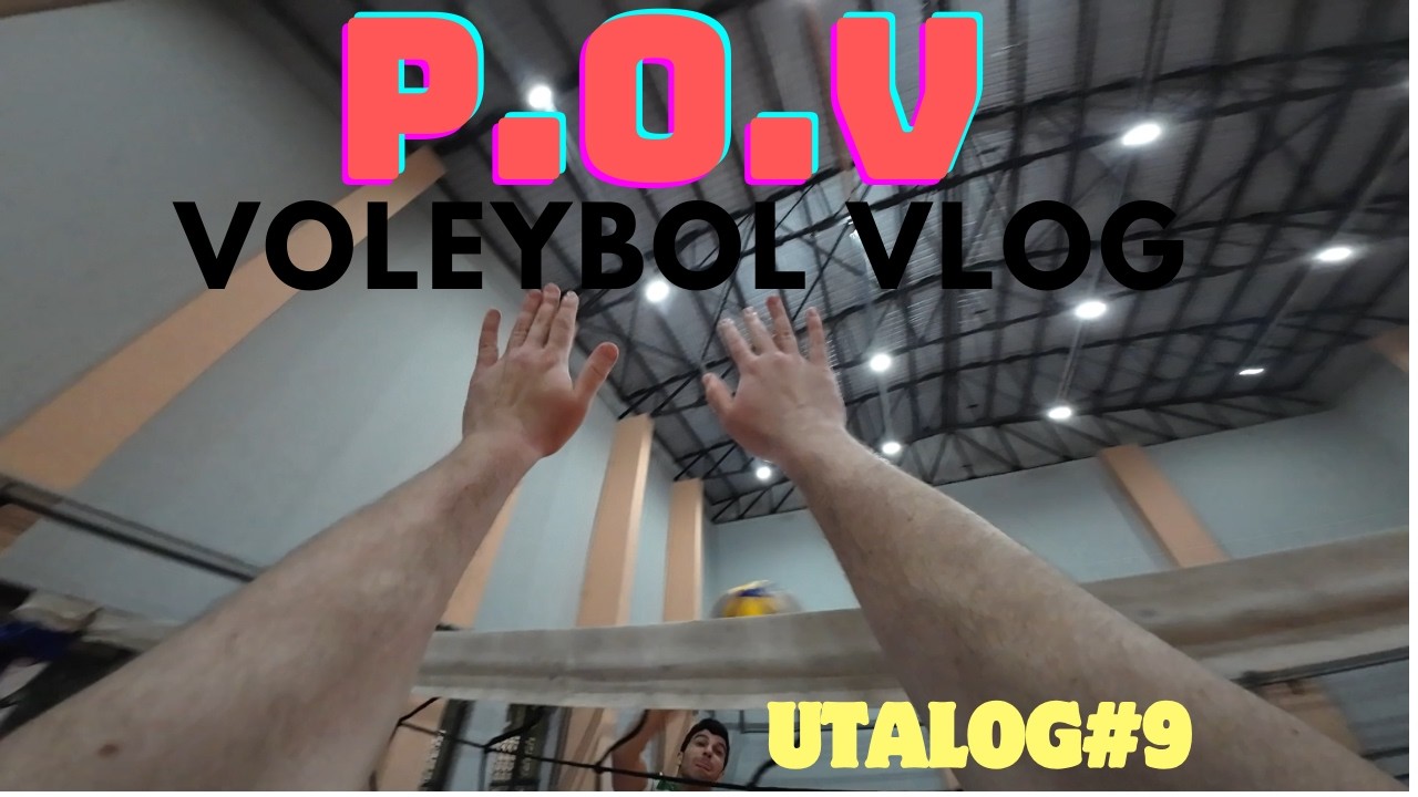 Sahada Gibi Hisset! Kafa Kamerasıyla Voleybol Maçı 👀 | Hobby Voleybol🏐| utaLOG #9