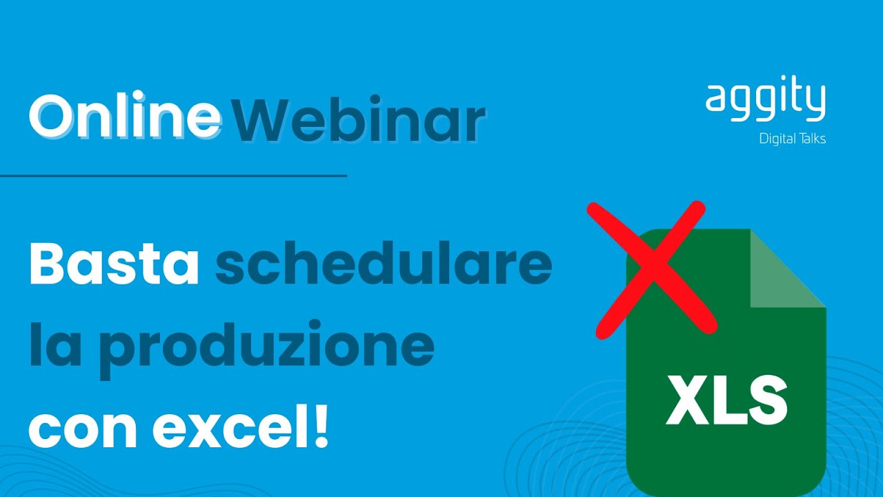 Niente più file excel, pianifica e schedula la produzione in modo avanzato con un sistema APS
