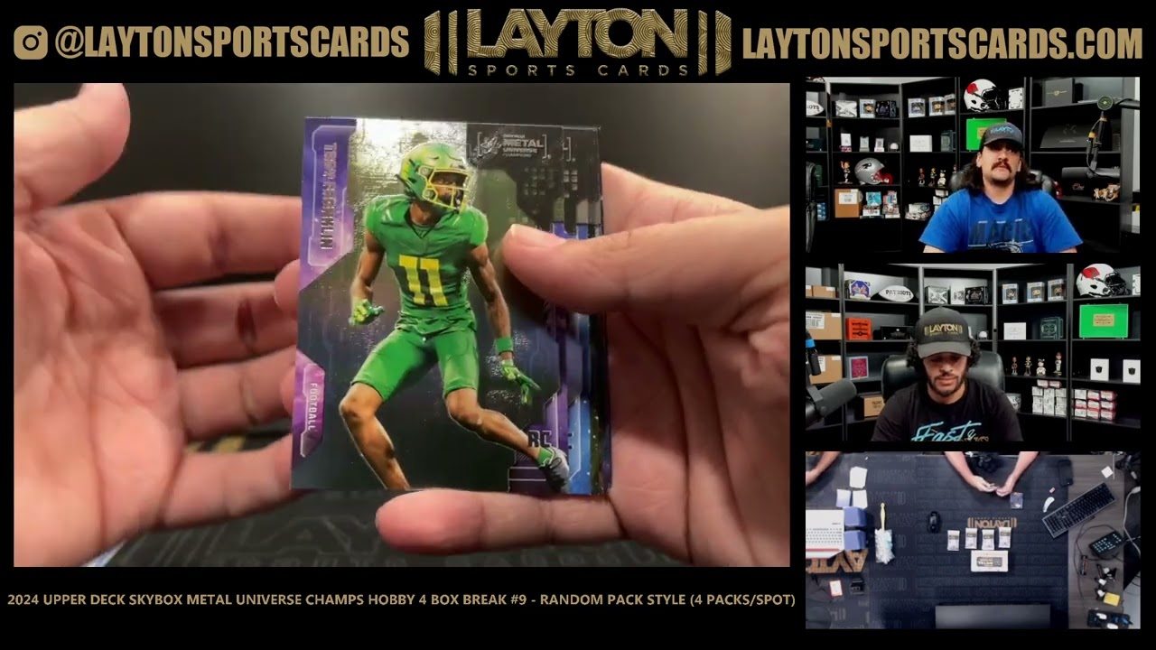 2024 Upper Deck Skybox Metal Universe Champions Hobby 4 Box Break #9