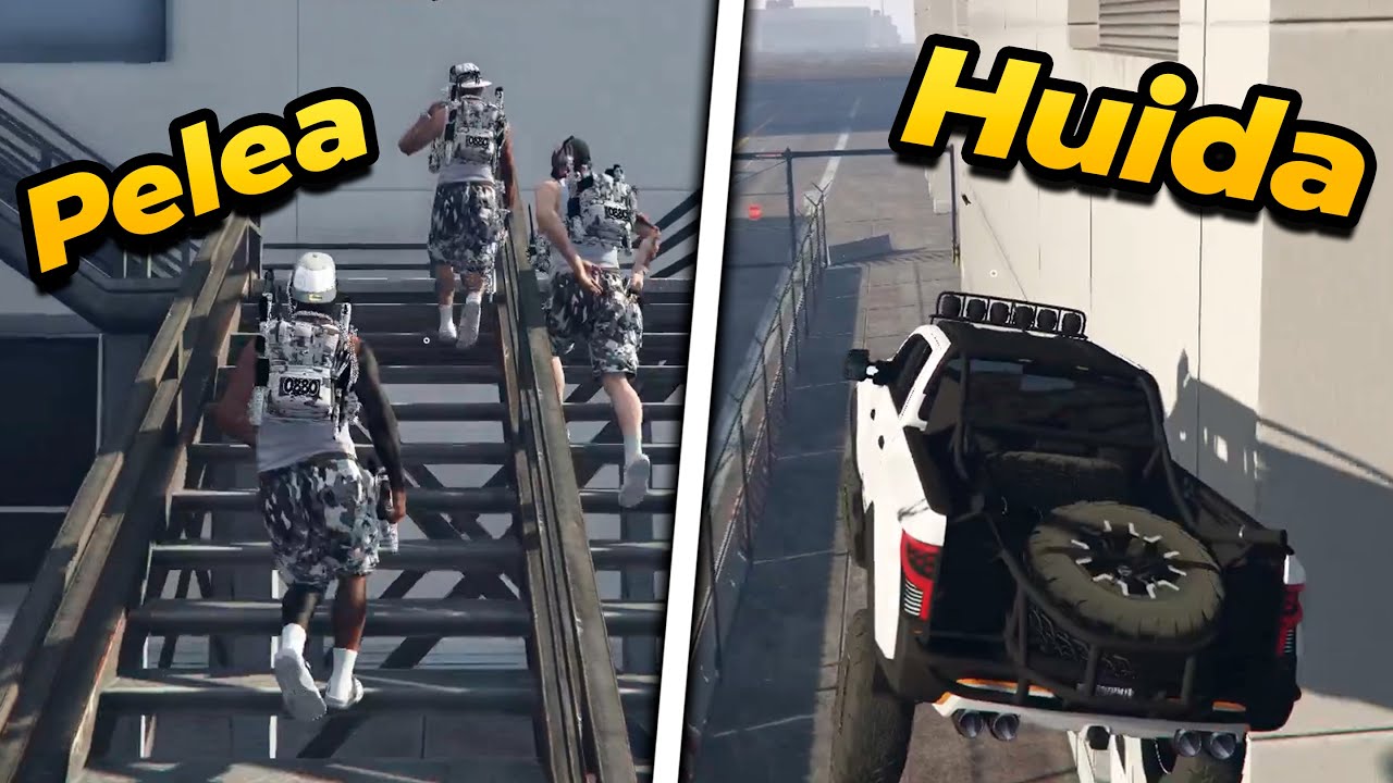 Nos ENFRENTAMOS a los POLICIAS despues de un ROBO Gta Rp