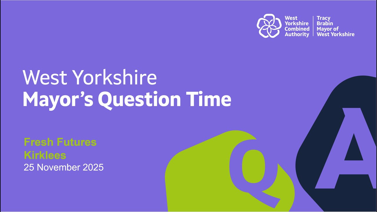 Tracy Brabin in conversation at West Yorkshire Mayor's Question Time | Huddersfield | November 2025