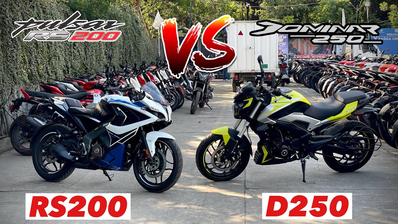 2000₹ का फ़र्क है ⚡️⚡️2025 Bajaj Pulsar RS200 VS Bajaj Dominar 250 Comparsion कोन है बेहतर 😱😱