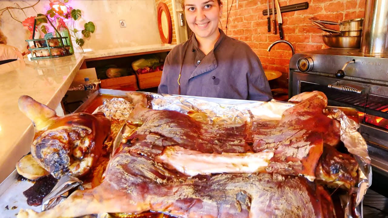 Traditional STREET FOOD in GEORGIA!! Narikala Fortress + Silk Road Bazaar | Tbilisi, Georgia
