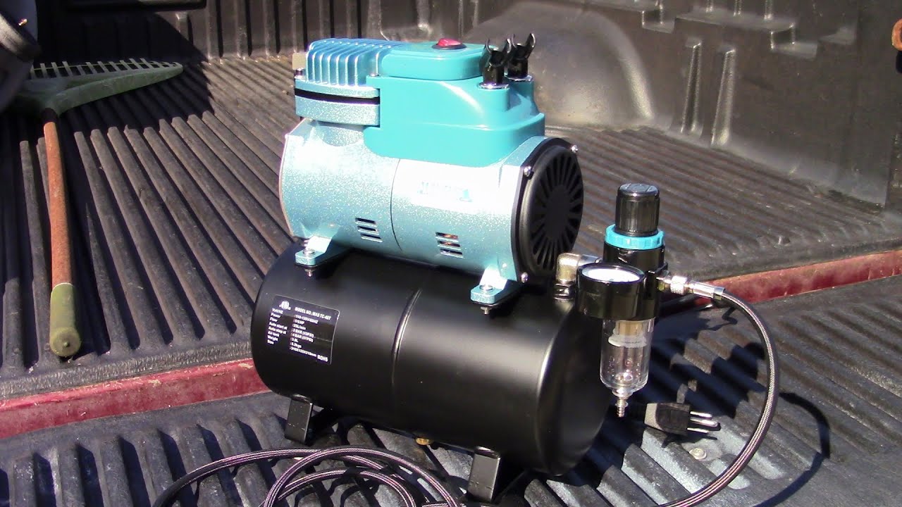 Master Airbrush TC-40T compressor un-boxing and look
