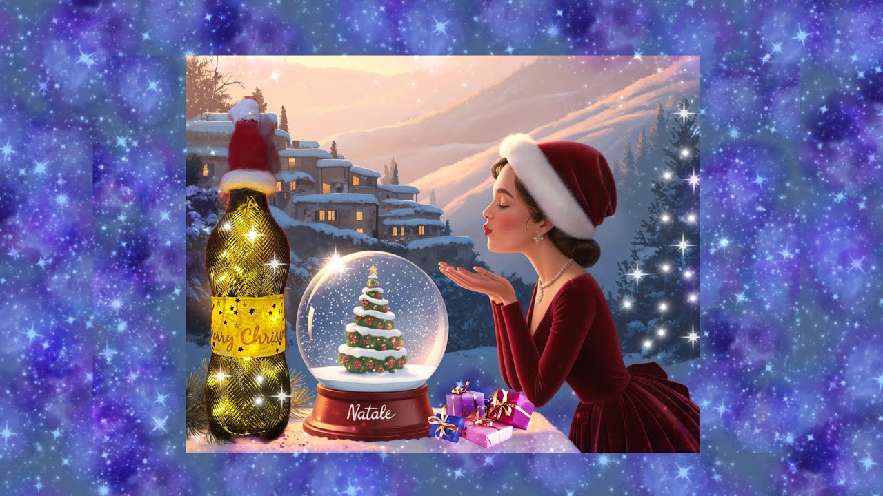 LAVORETTI DI NATALE BOTTIGLIA LUMINOSA TUTORIAL 