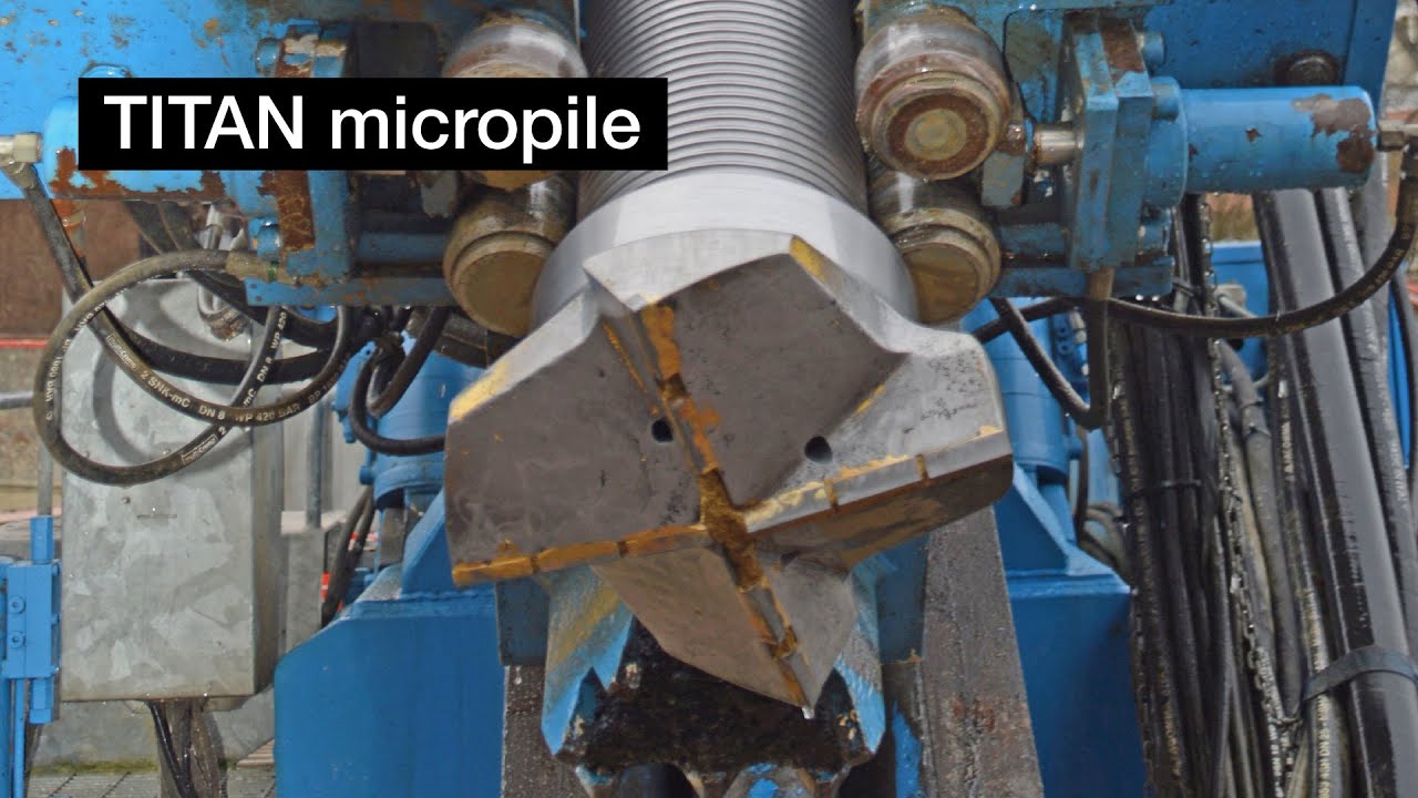 TITAN 196/130 – Micropile with a load bearing capacity above 6000 kN