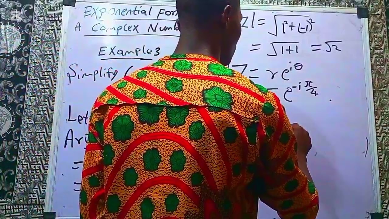 The Exponential Form of a Complex Number 