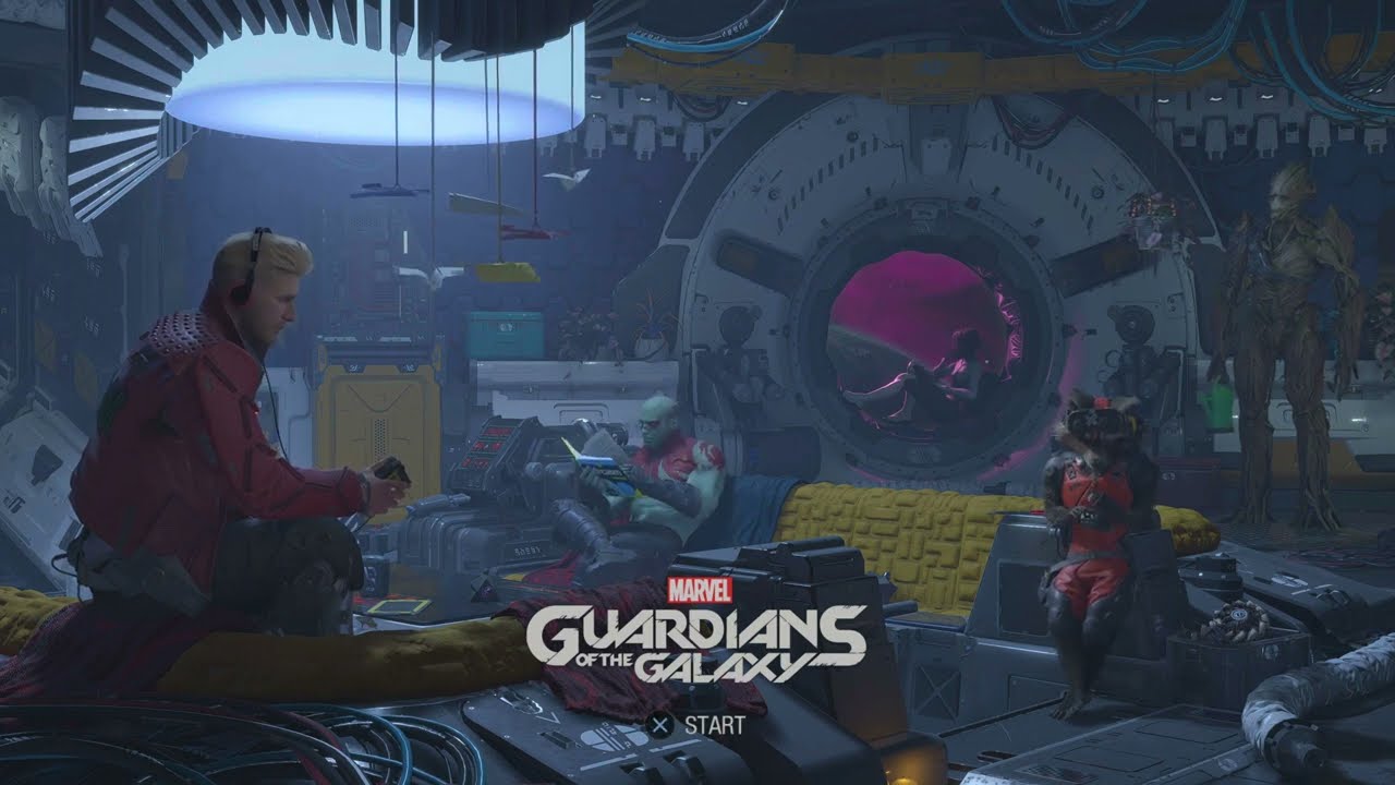Marvel's Guardians of the Galaxy = Main Menu