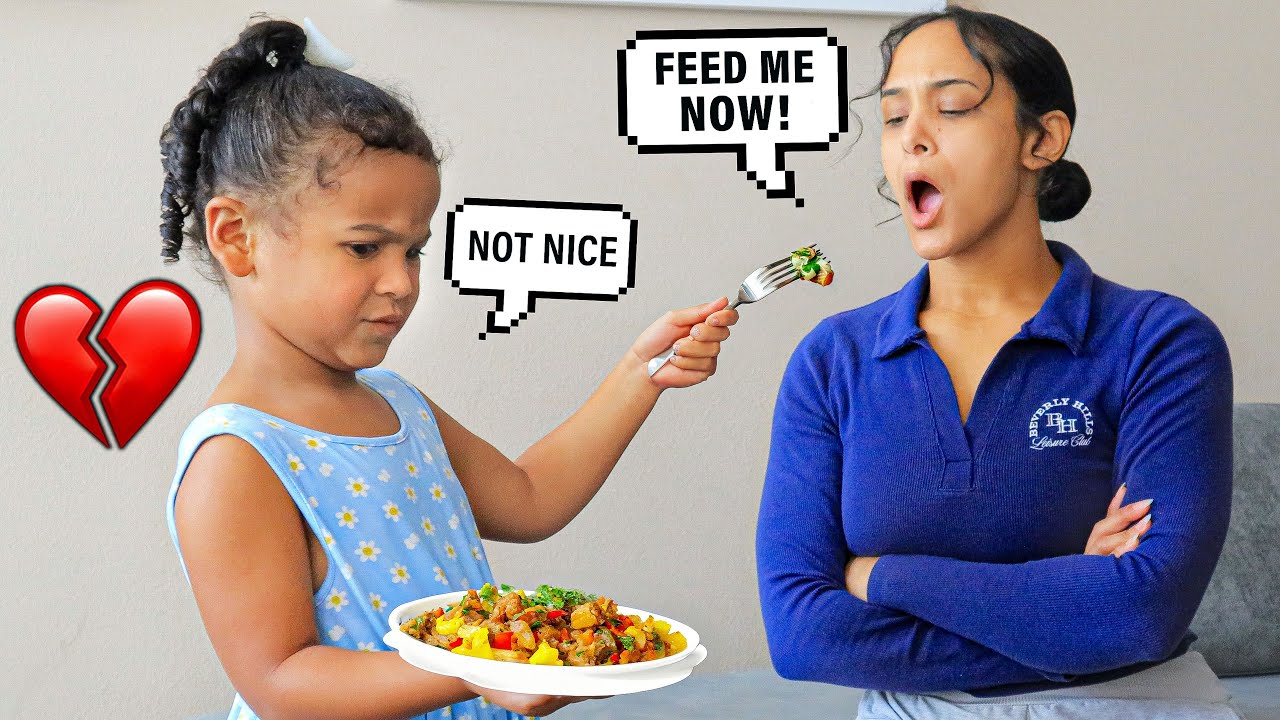 TREATING OUR 4 YEAR OLD LIKE A SERVANT...