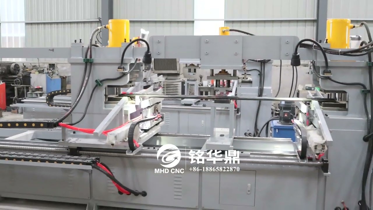 🛠️ Professional Steel Brace Forming Machine - Punch & Flatten -Cross Brace