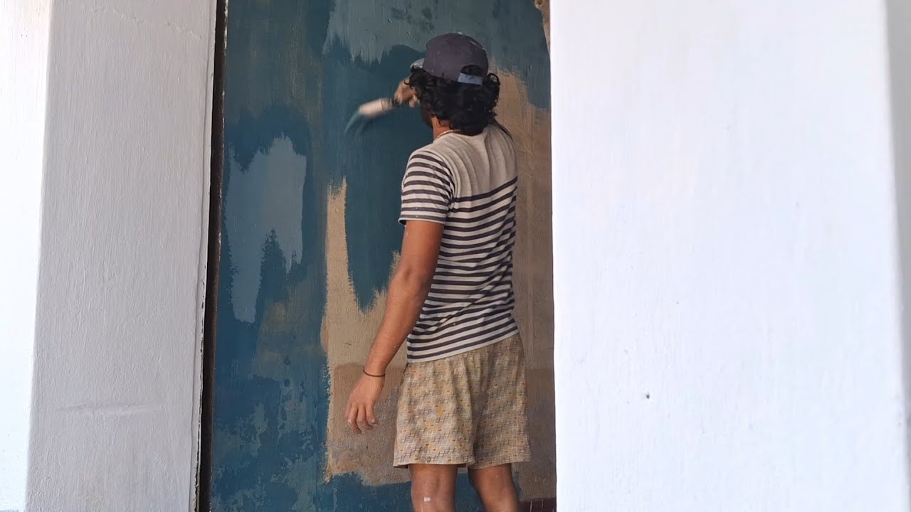 Ek he din me pura painting ka kaam finish kar diya ☺️