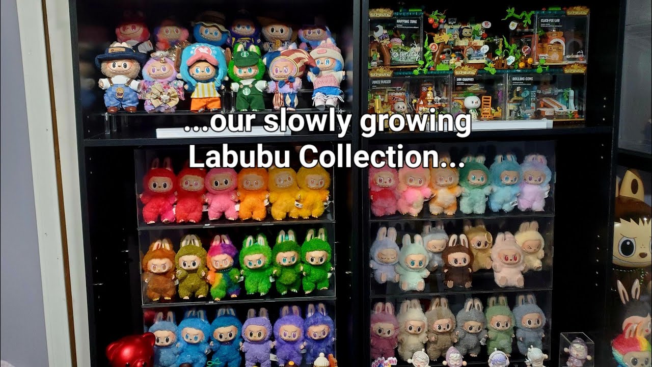 Labubu Collection #popmart #labubu #trending #collectibles #plushies #arttoy #bagcharm #labubuviral
