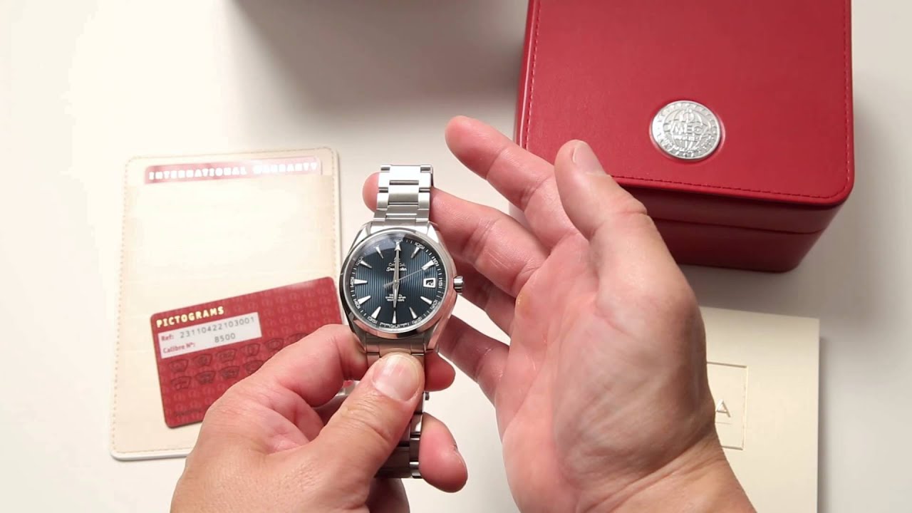OMEGA Seamaster Aqua Terra Chronometer 41.5mm Blue Dial