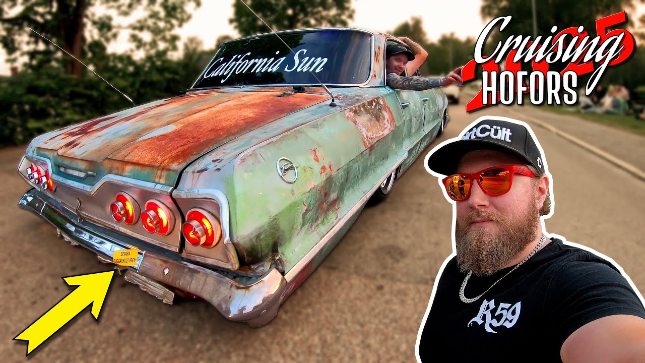 Hofors Cruising 2025 Pilsnerbilar & Party / RatRod Lowrider Beercars / American Cars