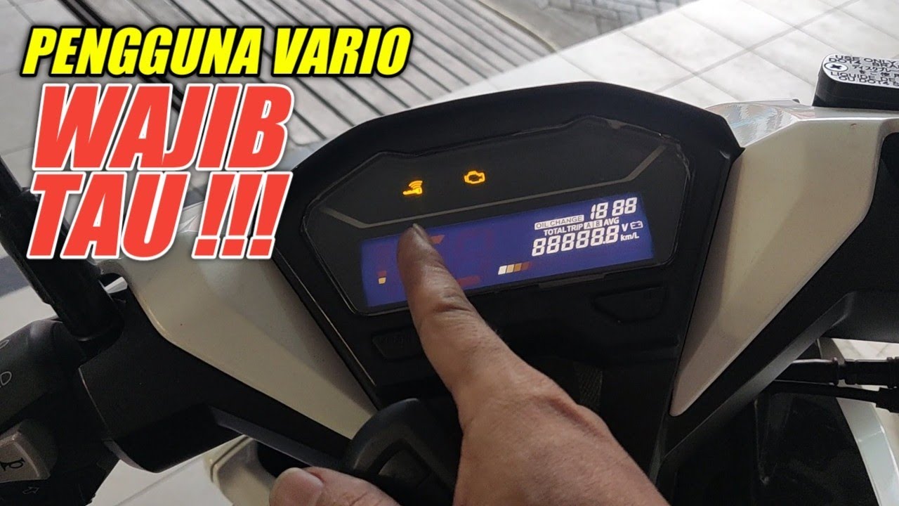TANDA - TANDA BATERAI REMOT VARIO MAU HABIS