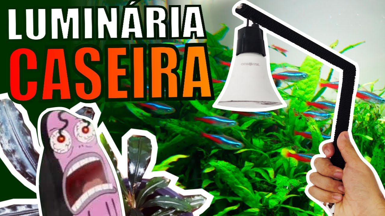 🔴COMO FAZER LUMINÁRIA CASEIRA: BARATO, FÁCIL E BONITO PARA AQUÁRIOS! ( DIY ) |Mr. Betta|