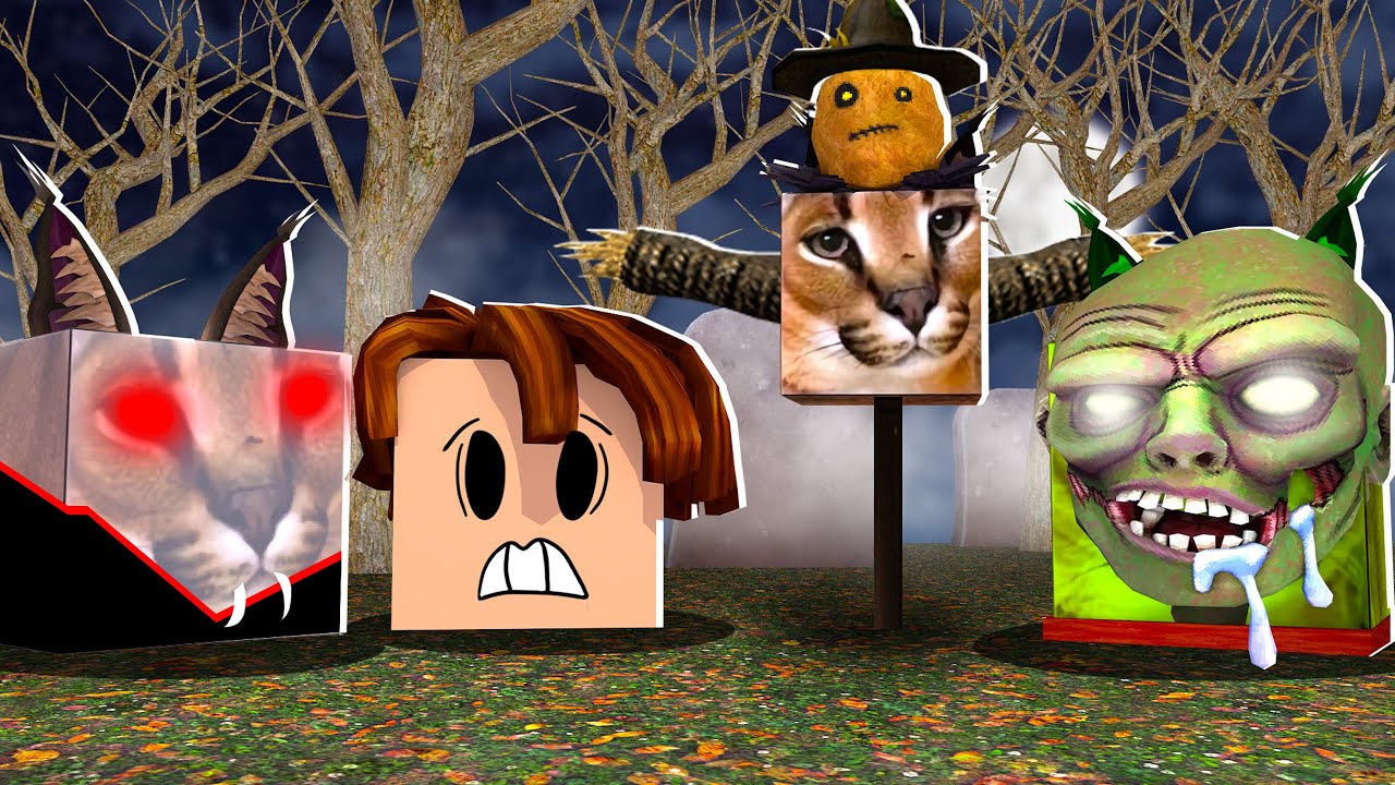CHEGARAM OS FLOPPAS DO HALLOWEEN!!! (Roblox  Find The Floppa Morphs)