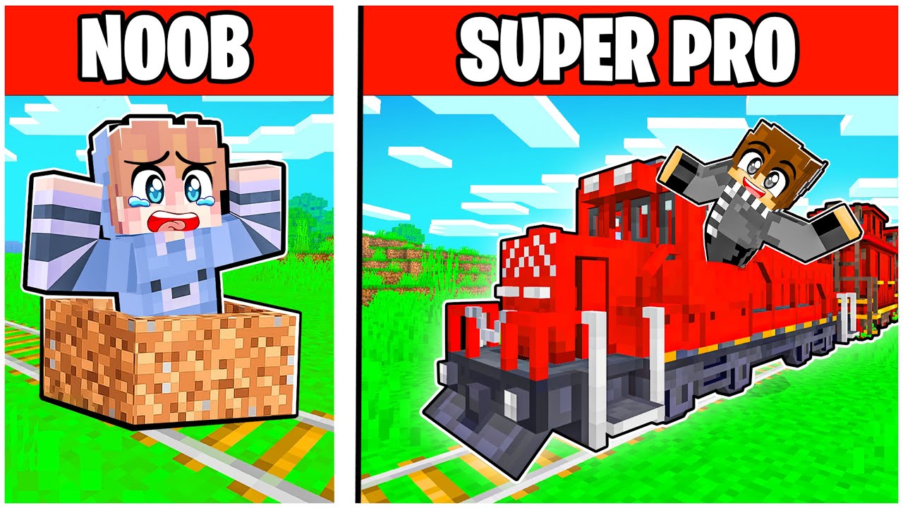AKU CHALLENGE MEMBUAT KERETA API TERPANJANG DI DUNIA MINECRAFT!!