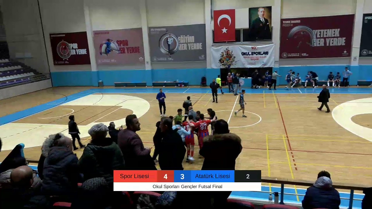 Okul Sporları Gençler Futsal Final Müsabakası