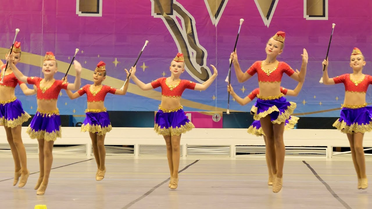 Majorettes *JES TEAM Jeseník* - mini BATON cadets - XX European Majorette Championship - Monza 2025