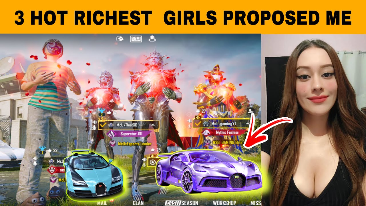 Random 3 RICHEST GIRLS With Latest X-Suit & NEW BUGATTI Proposed Noob / Noob Prank