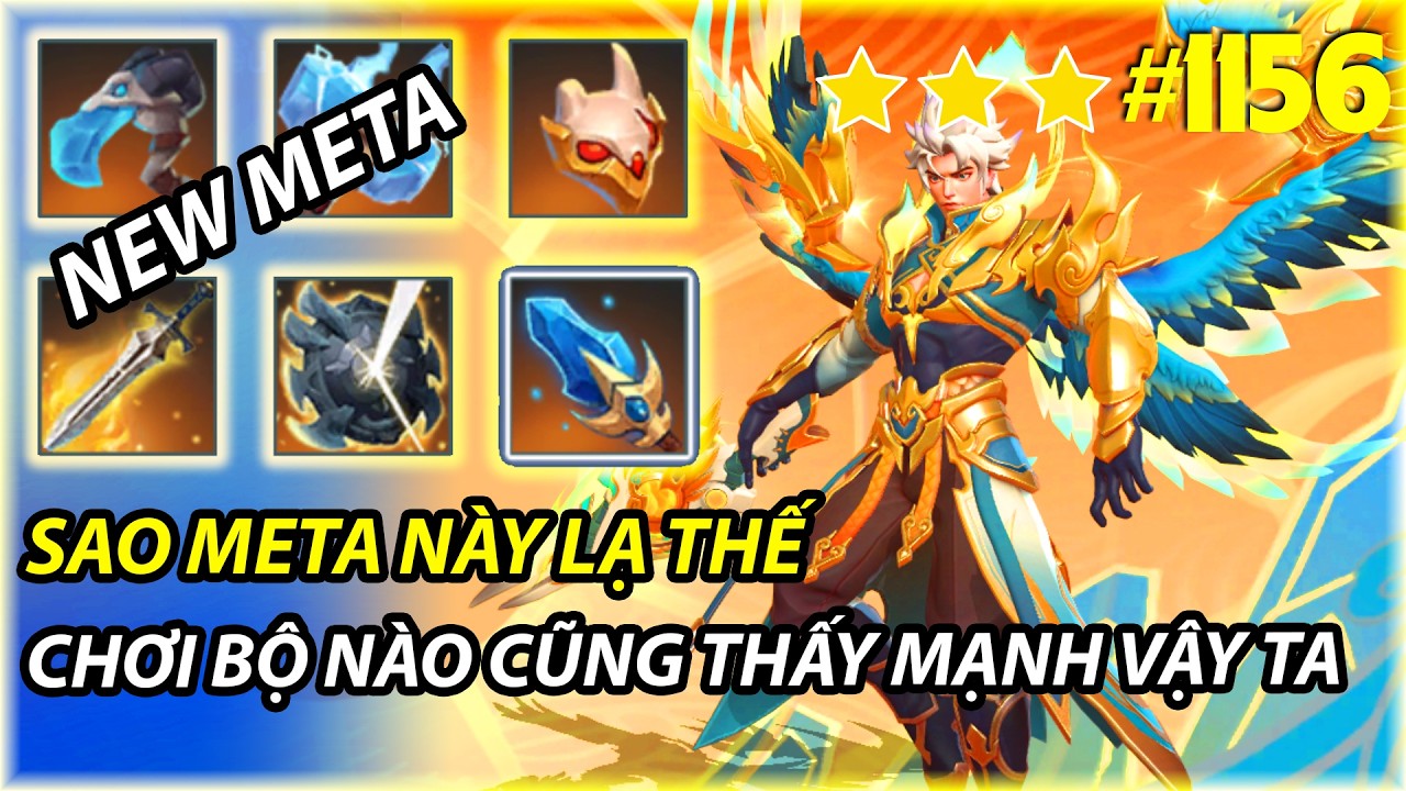 NEW META : SAO META N&Agrave;Y CHƠI BỘ N&Agrave;O CŨNG THẤY MẠNH VẬY TA  | AUTO CHESS MOBILE 1156