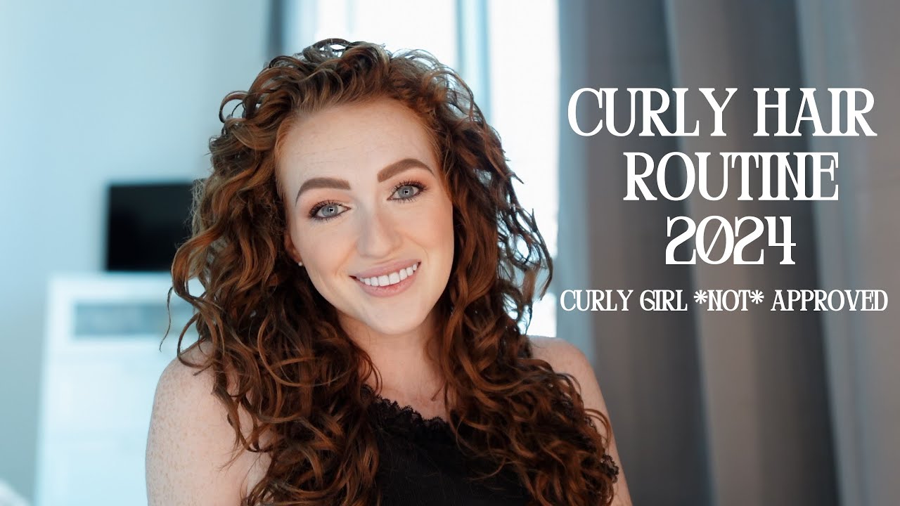 CURLY HAIR ROUTINE 2024 🌀 | Curly Girl NOT Approved | Get Ready With Me For Dubai Night Out