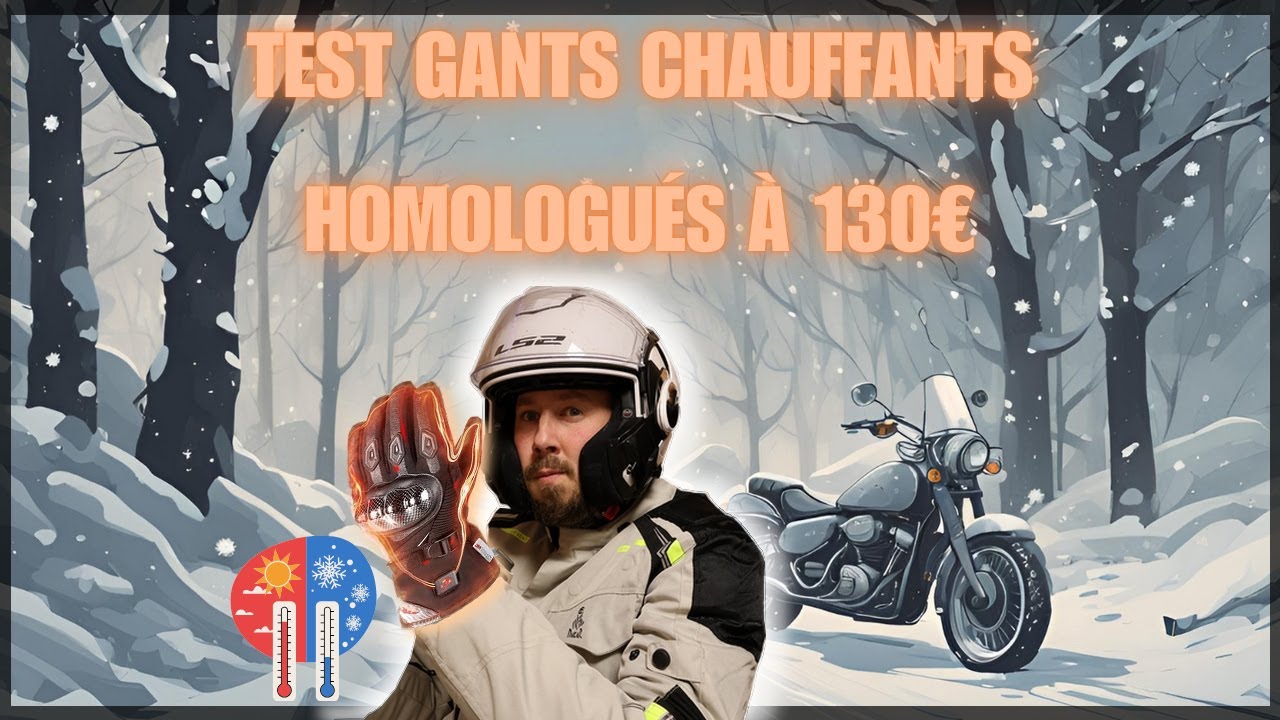 Test de gants moto chauffants 🔥