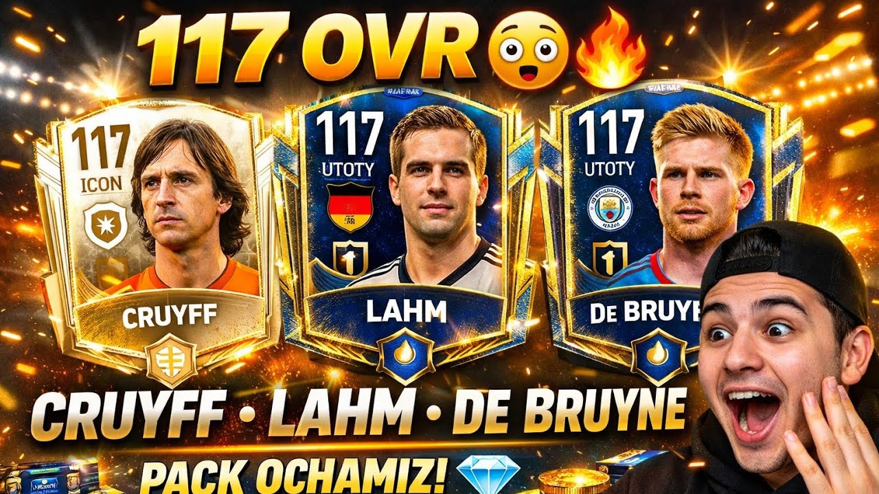 Fc mobile yangi event packlar Cruyff lahm #sybrouz