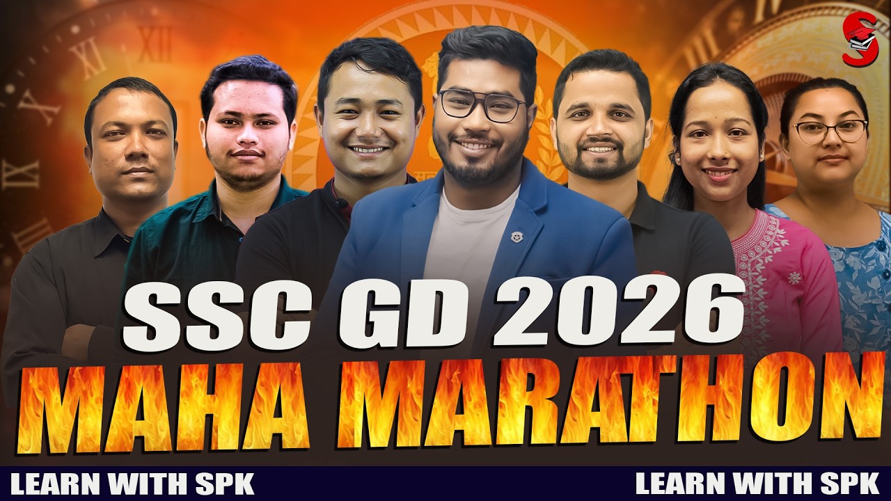 SSC GD 2026 || Maha Marathon ||  By Learn with SPK