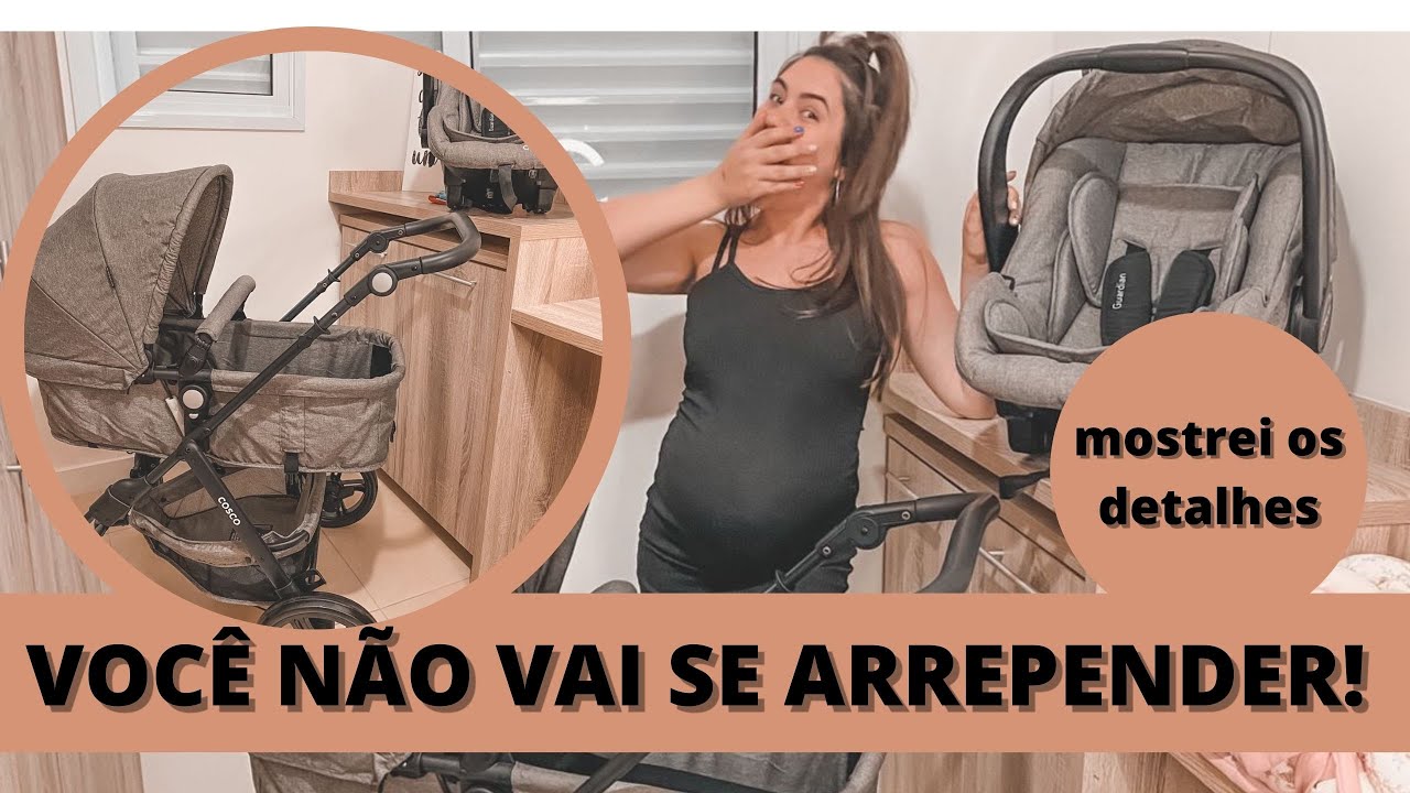 RESENHA: Detalhes do carrinho Cosco Travel System Duo Poppy | Taynara Sanches