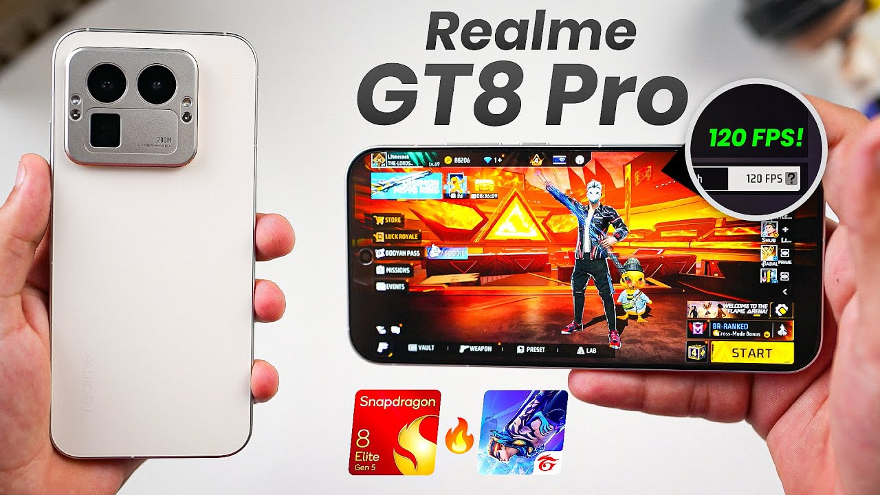 Realme GT 8 Pro — новый король FF 2025 года? 👑🔥