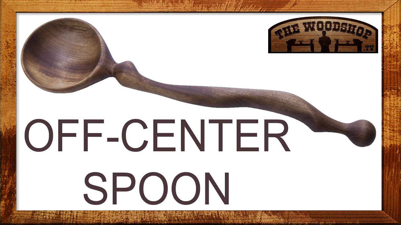 Make A Off-Center Spoon On The Lathe
