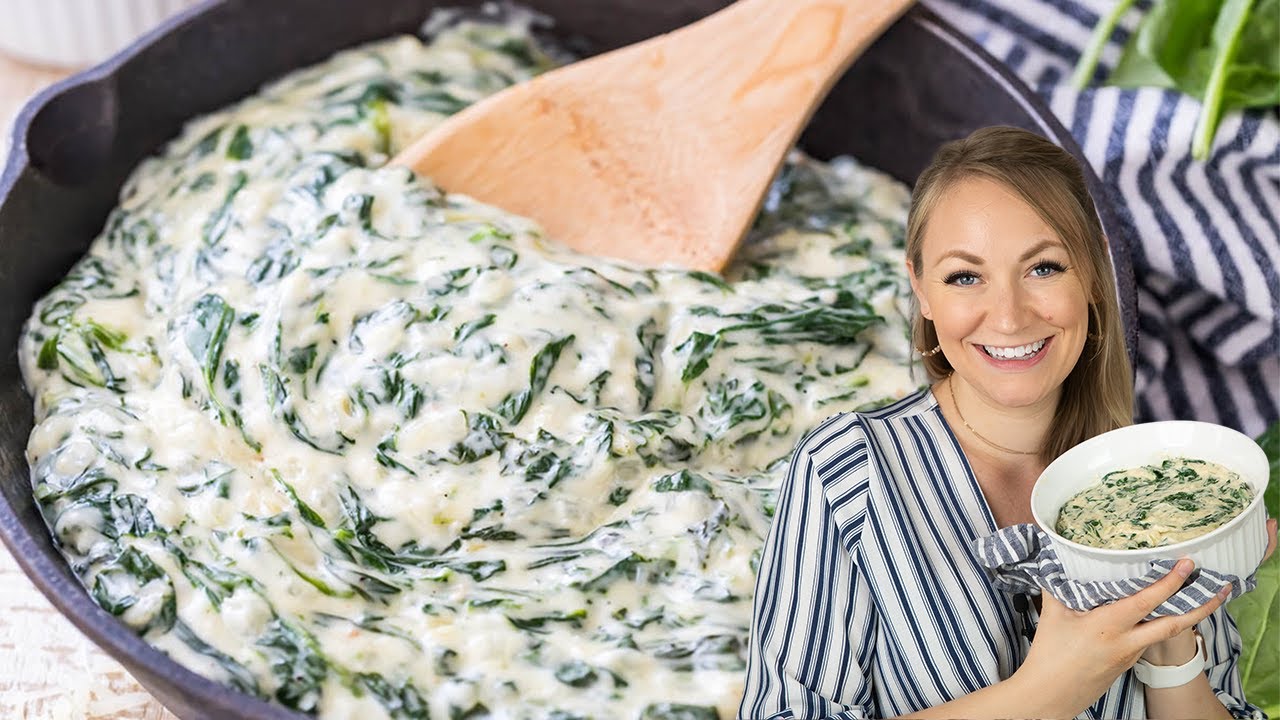 Шпинат в сливках настолько вкусен, что вызывает привыкание