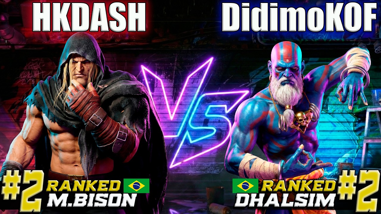 SF6 🥊 HKDASH (M.Bison) vs DidimoKOF (Dhalsim) ▰ The BRAZILIAN Titans!