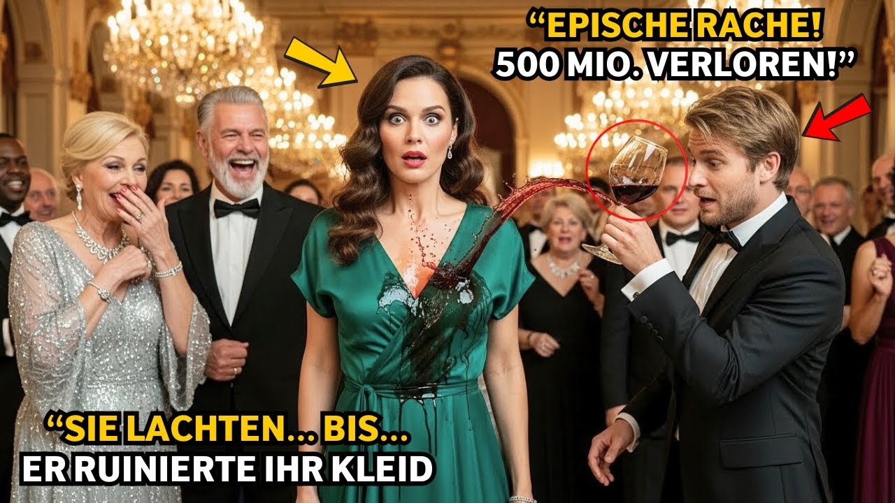 Reicher Sohn schüttet Wein über CEO-Sie lachten über sie.. bis sie ihren 500-Millionen-Deal cancelte