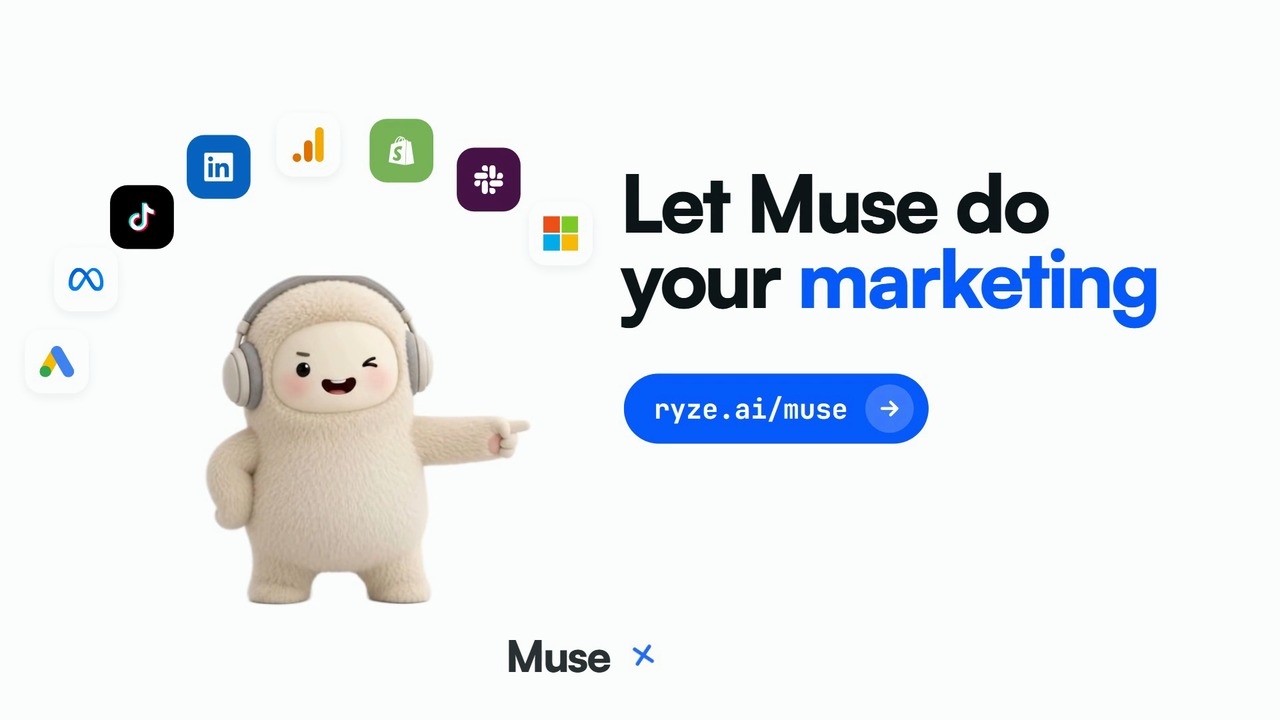 Muse for Marketing: Let Meta's AI Agent Run Your Google Ads, Meta Ads and SEO Through Ryze (2026)