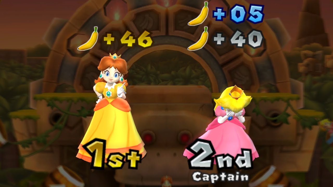 Mario Party 9 Duel - Peach vs Daisy - DK's Jungle Ruins
