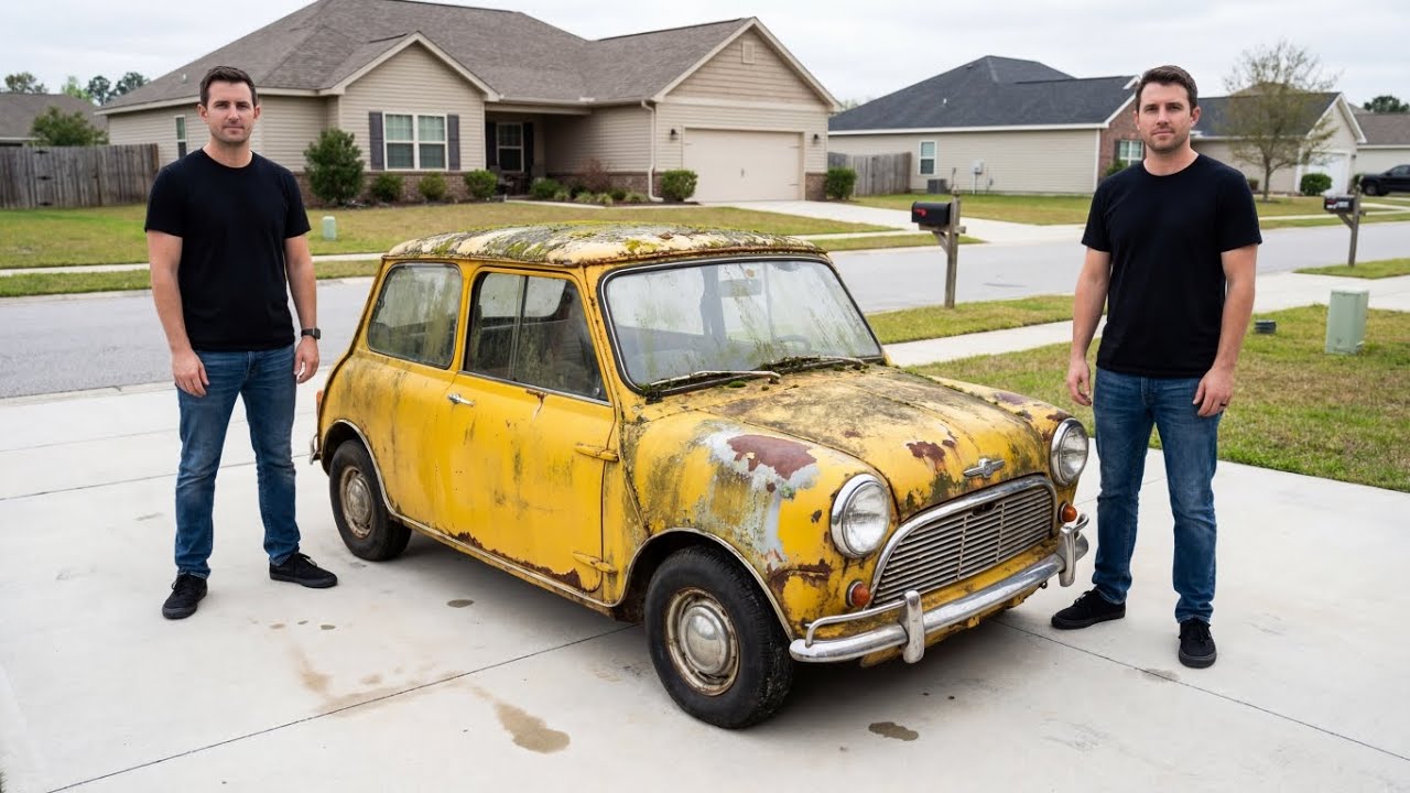 MISTER BEAN CAR ‼️🔥 Rescued a Rusted 1967 Mini Cooper From the Woods… Then Restored It