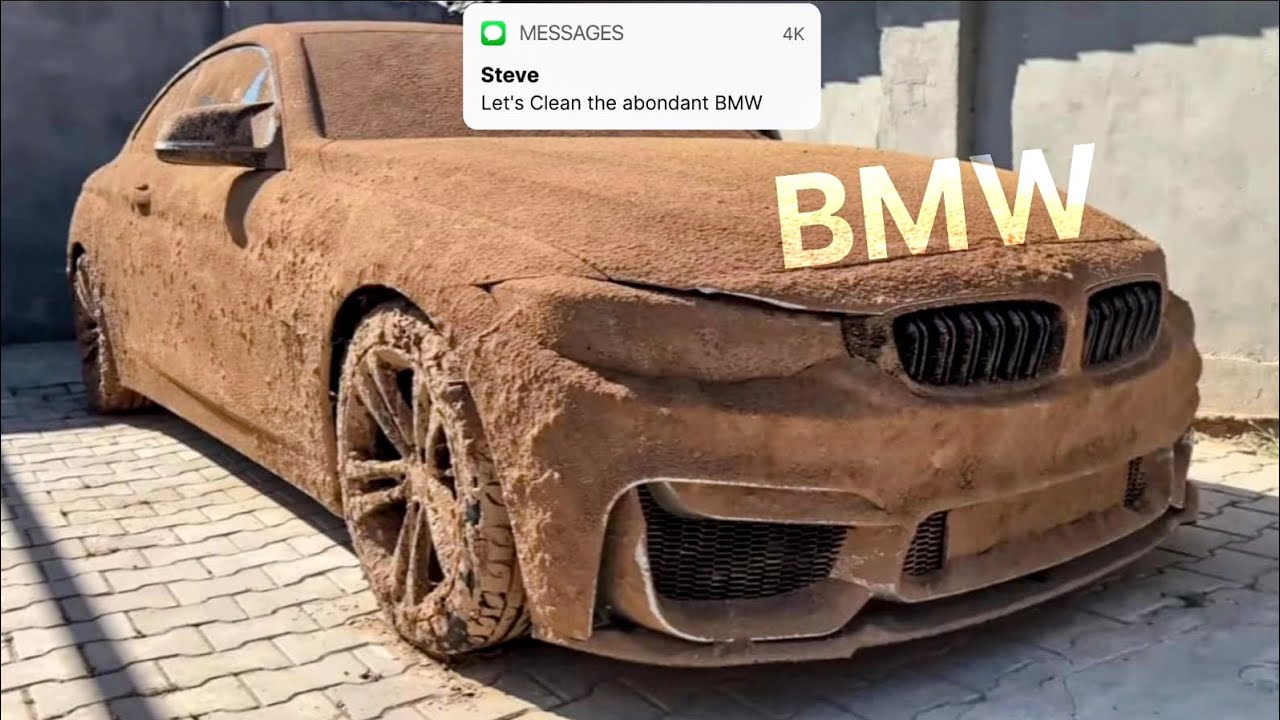Abandoned BMW restoration | Deep exterior detailing | 4K