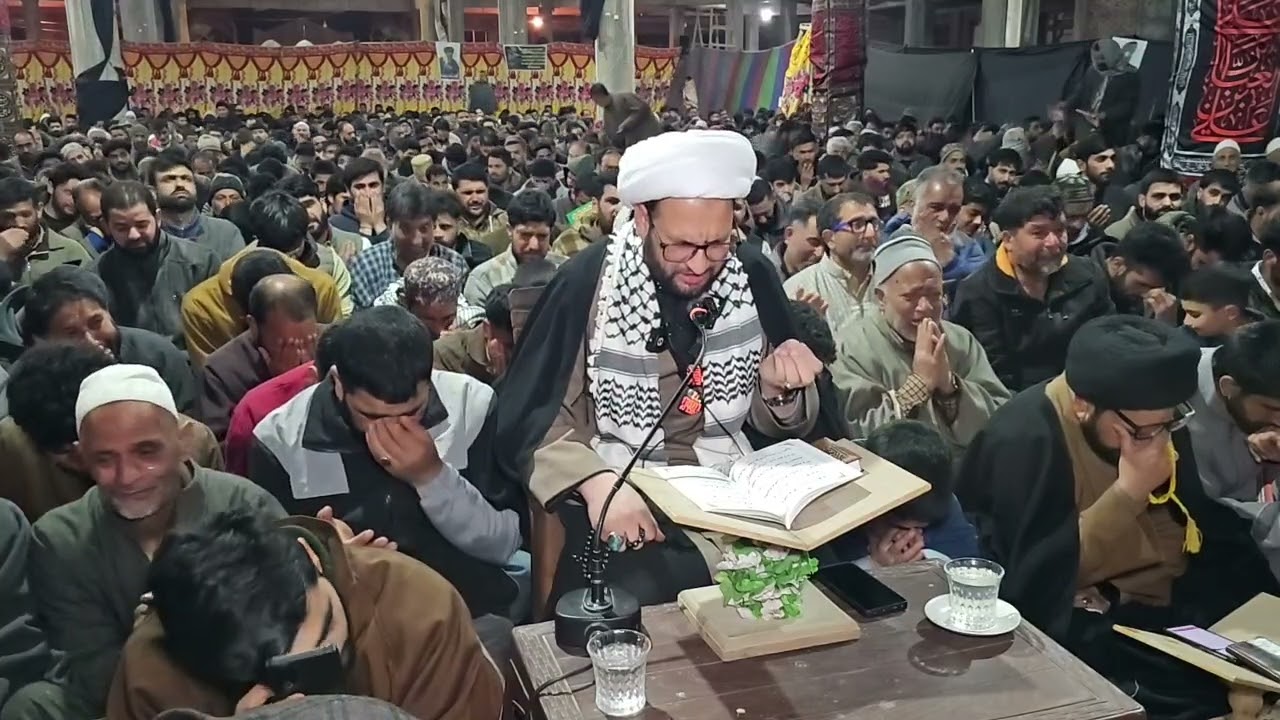 مراسم پر فیض احیاء شب ہای قدر ۲۳ ماہ مبارک رمضاندعا جوشن کبیر || امام بارگاہ بمنہ 