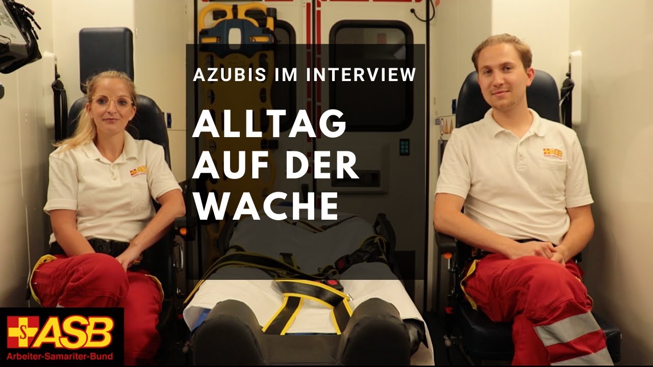 ALLTAG AUF DER RETTUNGSWACHE // Auszubildende Notfallsanitäter im Interview