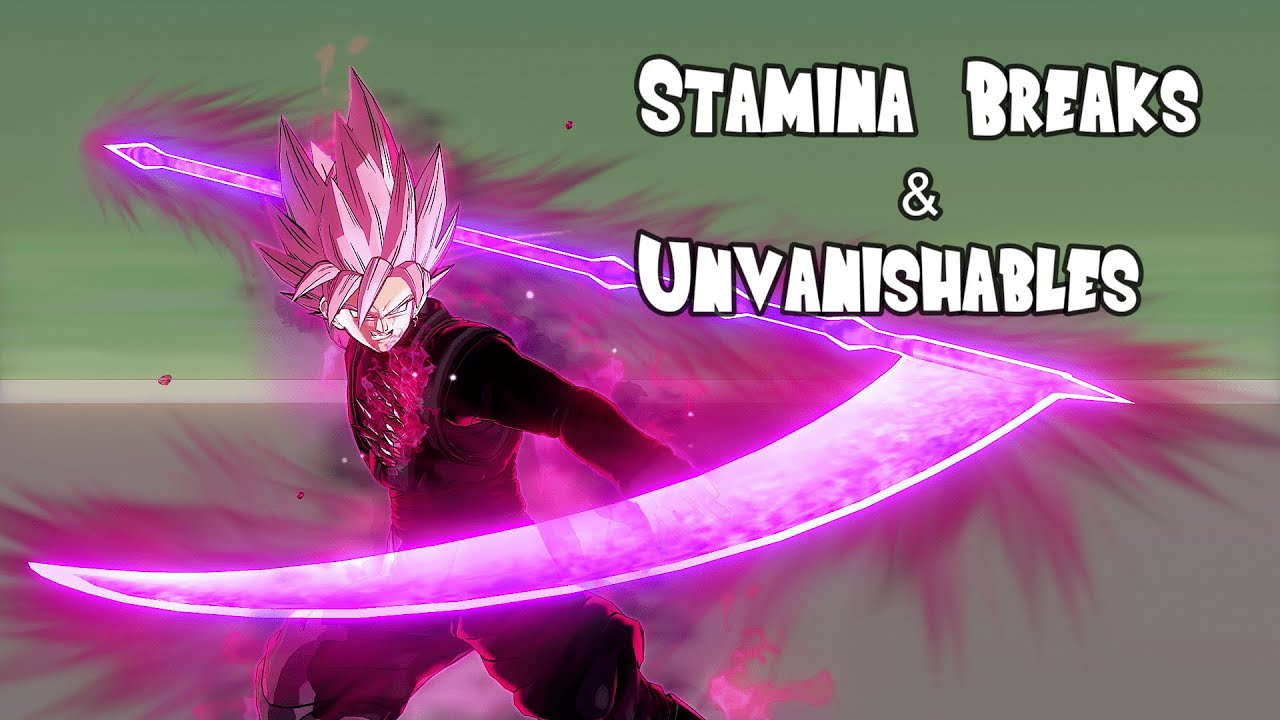 Goku Black Supervillain Stamina Breaks & Unvanishables #dbxv2 #xenoverse2 #gokublack