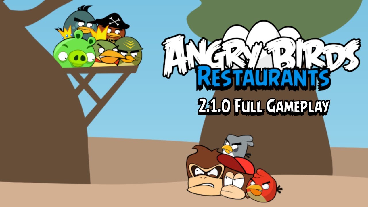 Angry Birds Restaurants (2.1.0) - King of Wings Full Gameplay