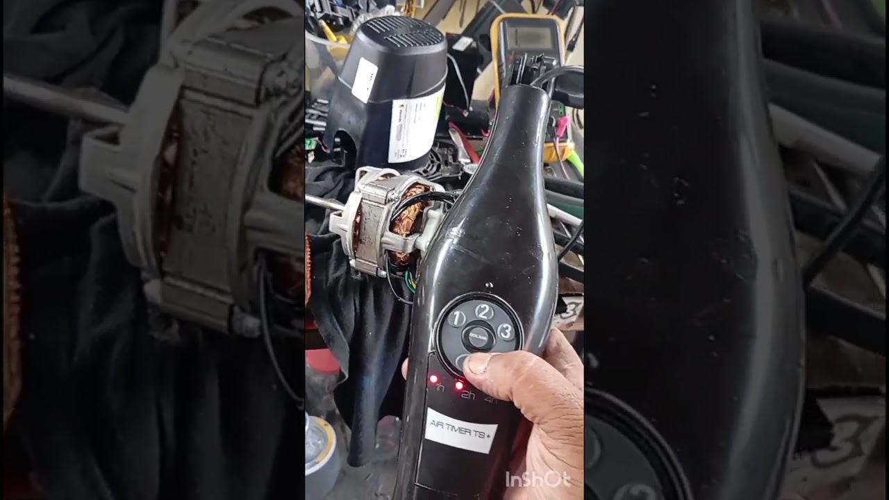 Conserto em ventilador parado.